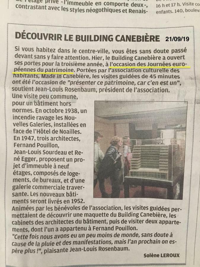 The Building Canebiere Marsella Exterior foto